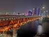 重庆 洪崖洞千厮门大桥 冬季