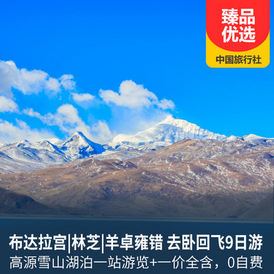 西藏旅游:【至尊西藏】布达拉宫|林芝|羊卓雍错 去卧回飞9日游