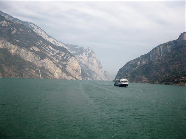 中国 长江三峡 冬天 瞿塘峡风光