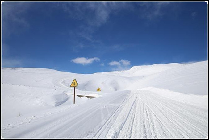 长白山天池雪滑雪场
